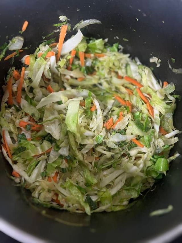 Steamed Vegetables.