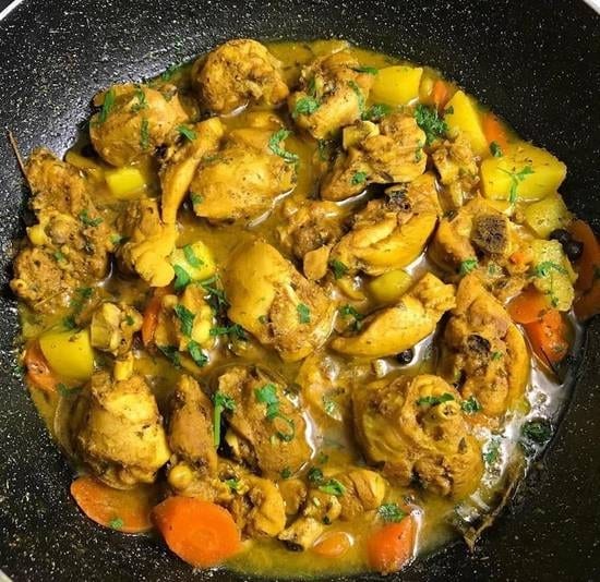 Curried Chicken.